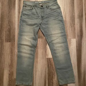 Men’s slim fit denim jeans (worn once).